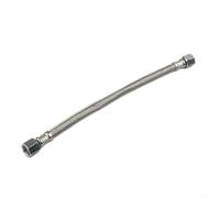 Manguera flexible para compresor de aire de acero inoxidable - Tubo de conexión de 280 mm (11") con rosca interna de 14 mm para bombas de aceite y aire