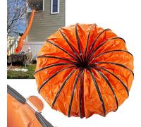 Manguera flexible para conductos de ventilación, Manguera de conducto PVC 150-600 mm diámetro y 5 m longitud con cuerda anillo en D(250mmx5m)