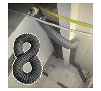 Manguera flexible para conductos de ventilación, Manguera de nailon for conducto ventilación, diámetro 50-600 mm, longitud 2-10 m(L 10m/33ft,320MM (12.5 Inch))