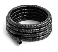 Manguera flexible para estanque 10 m manguera en espiral reforzado 32 mm (1 1/4") negro PVC arroyo