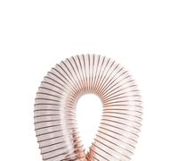 Manguera flexible transparente de PU, Manguera de vacío 1,2" grosor resistente a perforaciones, manguera PU con alambre acero recubierto cobre(90mm)