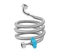 Manguera Flexible trenzada de acero inoxidable de 40/60/80/100/150/200cm, calentador de agua for el hogar, tubo curvo de 90 °, codo, tubo de entrada de agua(40cm)