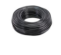 Manguera for riego de jardín, 2-50m, 4/7mm, 1/4 '', microtubo de irrigación, tubo de goteo de agua de PVC, manguera de Anti for sistema de riego(Black,2m)