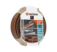 Manguera Gardena Comfort HighFLEX 25 m, alta resistencia, Power Grip, presión hasta 30 bar, flexible, naranja/negro