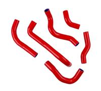 manguera gasolina Manguito Turbo Kit de manguera turbo de 6 piezas de 4 capas para Mitsubishi GTO 3000GT VR-4 (1990-2001) y Dodge Stealth R/T 6G72 (3.0L V6).(Red)