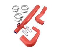 manguera gasolina Manguito Turbo Manguera de inducción de radiador de silicona compatible con TWO y tubo turbo compatible con SMART Roadster 2003-2006 (3 piezas)(K8-78-81 RED)