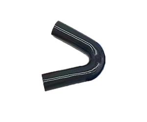 manguera gasolina Manguito Turbo Manguera de silicona en forma de V de 135 grados para intercooler, turbo, tubo de admisión de aire, acoplador azul, rojo y negro(Black,100MM_ID35)