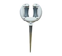 Manguera Guía for manguera de jardín, clavo, posicionamiento de tubería de agua, rodillo de sujeción, pincho de riego for césped, accesorios de jardinería Manguera de jardín(WHITE)