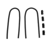 Manguera Historiador Radiador 44in Montaje Universal Acero Inoxidable Flexible Resistente A La Corrosión - Alta Durabilidad, Diseño Ajustable, Recomendado Para Enfriamiento (negro)