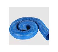 Manguera industrial de PVC for recolección de polvo, tubo de vacío corrugado flexible azul for ventilación CNC de carpintería, conducto de aire extensible reforzado con alambre.(D 32cm)