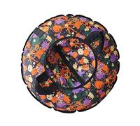 Manguera inflable de trineo: bloqueo de nieve de alto rendimiento de 100 cm, diversión de invierno al aire libre, material duradero resistente al frío, equipo para juegos de nieve con asas seguras de