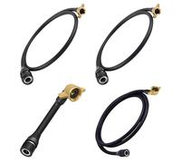 Manguera inflador de neumáticos - Reemplazo de tubería de extensión de presión de aire | Adaptador de manguera de compresor para automóviles, bicicletas, motocicletas, conector de ajuste seguro para i