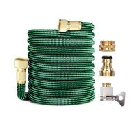 manguera jardin Manguera de riego extensible for jardín, manguera limpieza Flexible, lavadora coches alta presión, tubería plástico for(A pcs hose-10,1/2''_100FT)