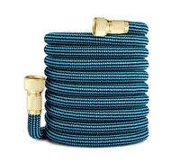 manguera jardin Manguera de riego extensible for jardín, manguera limpieza Flexible, lavadora coches alta presión, tubería plástico for(A pcs hose,1/2''_100FT)