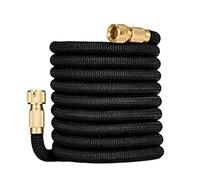 manguera jardin Manguera de riego extensible for manguera limpieza Flexible jardín, lavadora coche alta presión, boquilla agua tubería plástico for(A pcs hose-05,1/2''_125FT)