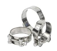 manguera jubilada, Abrazadera de manguera de acero inoxidable 304 for tuberías de agua y aire de escape de 17 a 252 mm(86-91mm)