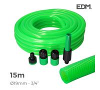 Manguera latex reforzada kit 19 mm 5/8 (15 m.