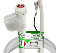 Manguera Lavavajillas con Aquastop 1,68m Longitud Total 2m 10 bar Tm70°C con Código Original 00668113 668113 para Bosch para Siemens para Neff - Garantía de 5 Años - MADE IN ITALY - ONIX TECH