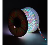 Manguera LED Redonda 220V RGB 36 LED/m BOBINA 50m Corte 100cm IP65
