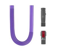 Manguera limpiadora de ventilación for Secadora, Accesorios de aspiradora, Herramienta Flexible for Quitar Grietas, Piezas universales, Compatible con Dyson V7 V8 V10 V11 V12 V15(Purple Hose Set A)
