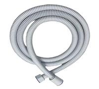 Manguera Manguera de ducha flexible de acero inoxidable cromado, color negro, 1,5 m/2 m/3 m, G1/2 pulgadas, for baño Manguera de jardín(White,200cm)