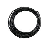 Manguera Manguera de PE de 5 metros y 6 mm de diámetro exterior, flexible, color negro, for sistema de filtración de acuario por ósmosis inversa o refrigeración por nebulización. Manguera de jardín