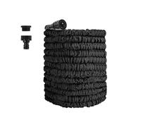 Manguera Manguera De Riego For Jardín, Negra, Extensible, De Alta Presión, For Lavado De Autos, Pistola De Agua Limpia, Suministros De Jardinería, 25-200 Pies jardín(Black,OTHER_75FT)