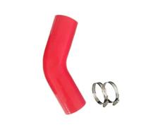 Manguera Modificación de coche de 45 grados con tubería de silicona de alta resistencia, presurización del intercooler de admisión de agua. Manguera de jardín(Red,150MM_ID30MM)