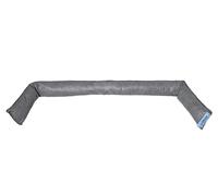 Manguera móvil de protección contra inundaciones 120 x 7,5 cm ✓ Protección contra inundaciones y sellado ✓ Burlete ✓ Apilable ✓ Preparación de crisis ✓ Reutilizable (gris)