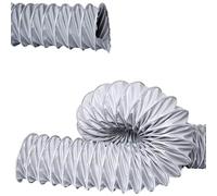 Manguera para conductos, Manguera Flexible de Alta Resistencia para conductos - Conducto de ventilación retráctil de 26,2 pies para Ventilador de extracción y Extractor de Humos, Resistente