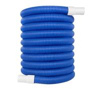 Manguera para Piscina Relaxdays, Espiral de 32 mm, 10 Metros, plástico, Azul/Blanco
