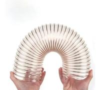 Manguera para recogida de polvo, Manguera recolectora de poliuretano PU, 1 metro, pared 0,6 mm, DI 25-600(ID 375MM)