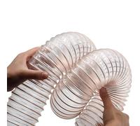 Manguera para recogida de polvo, PU Polyurethane Hose Clear Custom Length Multiple Diameters(Dia-12.2 Inch(310mm))