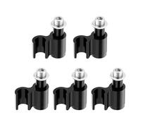 Manguera permanente de mezcla de aluminio con agarre de línea de freno de corriente continua de 5 mm/5,5 mm para esqueletos de ciclo, guía de manguera de mezcla de aluminio