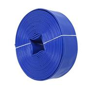 Manguera plana de PVC, Manguera de descarga agua for estanque plana, bomba sumergible reforzada con PVC, drenaje varios tamaños(20m,3-inch)
