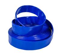 Manguera plana de PVC, Manguera revestida de PVC multi la bomba agua sumergible del retrolavado piscina drenaje 1-10 pulgadas(20m,5-inch)