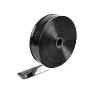 Manguera plana de PVC, Tamaños micro agrícolas del múltiplo de la regadera cinta goteo manguera irrigación tubo agua los 328ft(Width 6.3cm/1.5in)