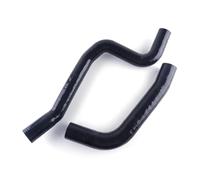 Manguera radiador Coche Mangueras Para Radiador Coche Compatible Con Chevy Para Camaro Para Firebird 1967-1969 Kit Mangueras Alto Rendimiento Para Refrigerante Radiador(Negro)