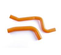 Manguera radiador Coche Mangueras Para Radiador Coche Compatible Con Chevy Para Camaro Para Firebird 1967-1969 Kit Mangueras Alto Rendimiento Para Refrigerante Radiador(Naranja)