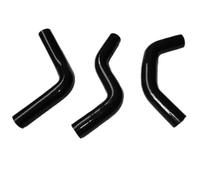 Manguera radiador refrig Compatible Con Suzuki Para Swift 1.3L G13 Para GTI 1989 1990 1991 1992 1993 1994 1995 1996 1997 1998 1999 2000 Manguera De Radiador De Silicona Piezas De Automóvil(Black)