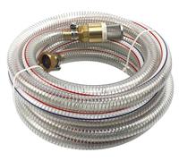 Manguera - reforzada, 7m, 1" de diámetro, ideal para motobombas, resistente y flexible, excelente durabilidad. *