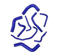 manguera refrigerante Compatible Con Mazda Para Roadstar Para Miata Para MX-5 NA6CE B6ZE 1.6L 1989 1990 1991 1992 1993 Manguera Refrigerante Silicona Para Radiador 9 Unidades(Blue)