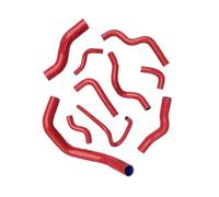 Manguera Refrigerante Compatible Con Nissan Para Silvia 200SX 240SX S13 S14 S15 SR20DET Kit De Mangueras Radiador Silicona Para Tanque Agua De Motor, Refrigerante, 10 Unidades(Red)