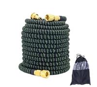 Manguera Riego Flexible Anti-enredos, Manguera De Jardín Extensible, Flexible, Plástico, Con Pistola Pulverizadora(Only a Hose,100ft)