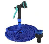 Manguera Riego Flexible Anti-enredos, Manguera extensible de alta presión for lavado autos, limpieza, pistola agua, riego jardín, tuberías(09,1.6CM_100FT)