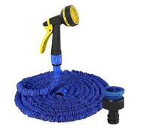 Manguera Riego Flexible Anti-enredos, Manguera extensible de alta presión for lavado autos, limpieza, pistola agua, riego jardín, tuberías(07,1.6CM_75FT)