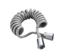 Manguera telescópica para la ducha, Manguera telescópica for bidé de inodoro gris 118.11 pulgadas(Electroplating Gray)