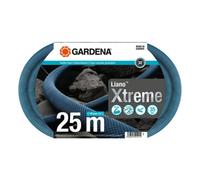 Manguera Textil Resistente 25m 3/4" Gardena Liano Xtreme, Alta Presión, Azul/Gris/Naranja