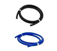 Manguera transparente de PVC, tubo de vinilo, Piezas de automóvil multicoloras la longitud 3-16m m manguera los 2m del tubo vacío silicón(Id 10mm Black 2m)
