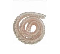 Manguera transparente for recolección de polvo, manguera extractora de polvo y humos for taller, resistente a la flexión y presión(25x0.2cm)